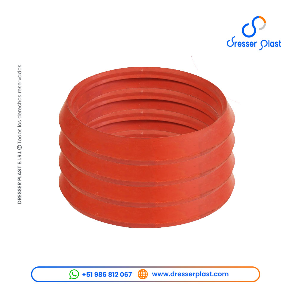 Anillo de jebe para tubo PVC alcantarillado