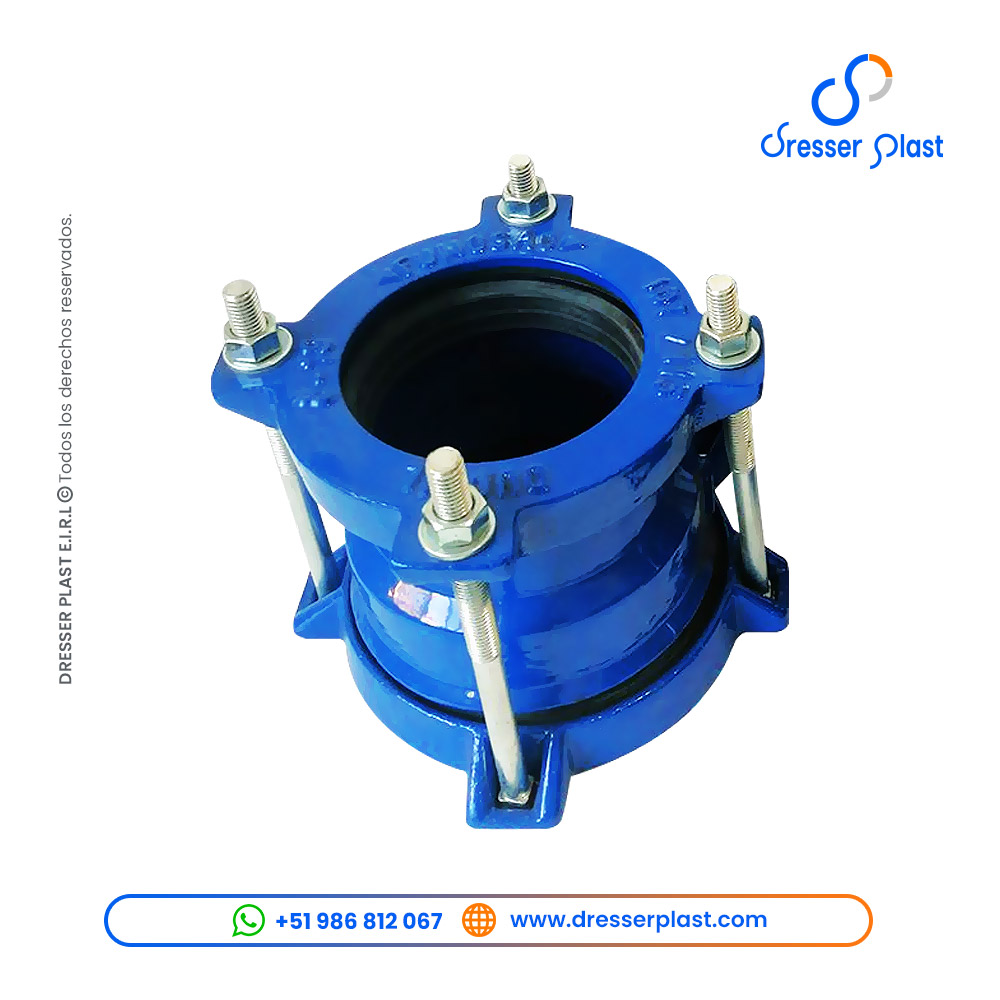 Unión tipo dresser escalonada mixta